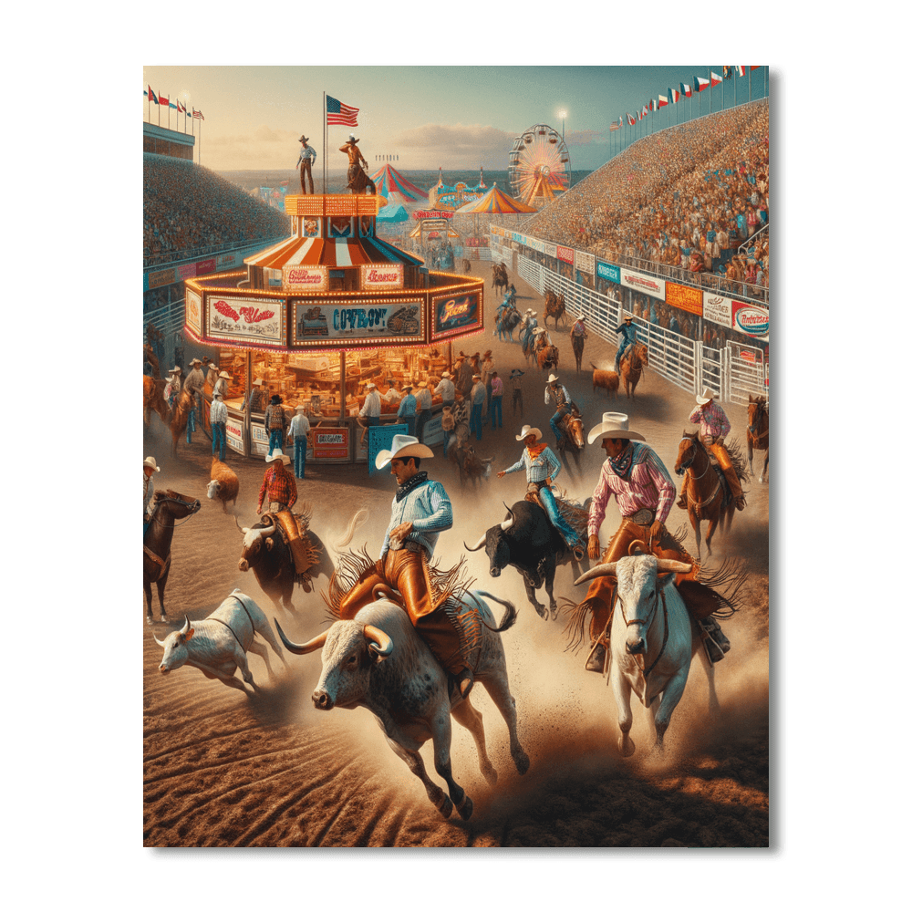 Calgary Stampede - Calgary Paint By Color