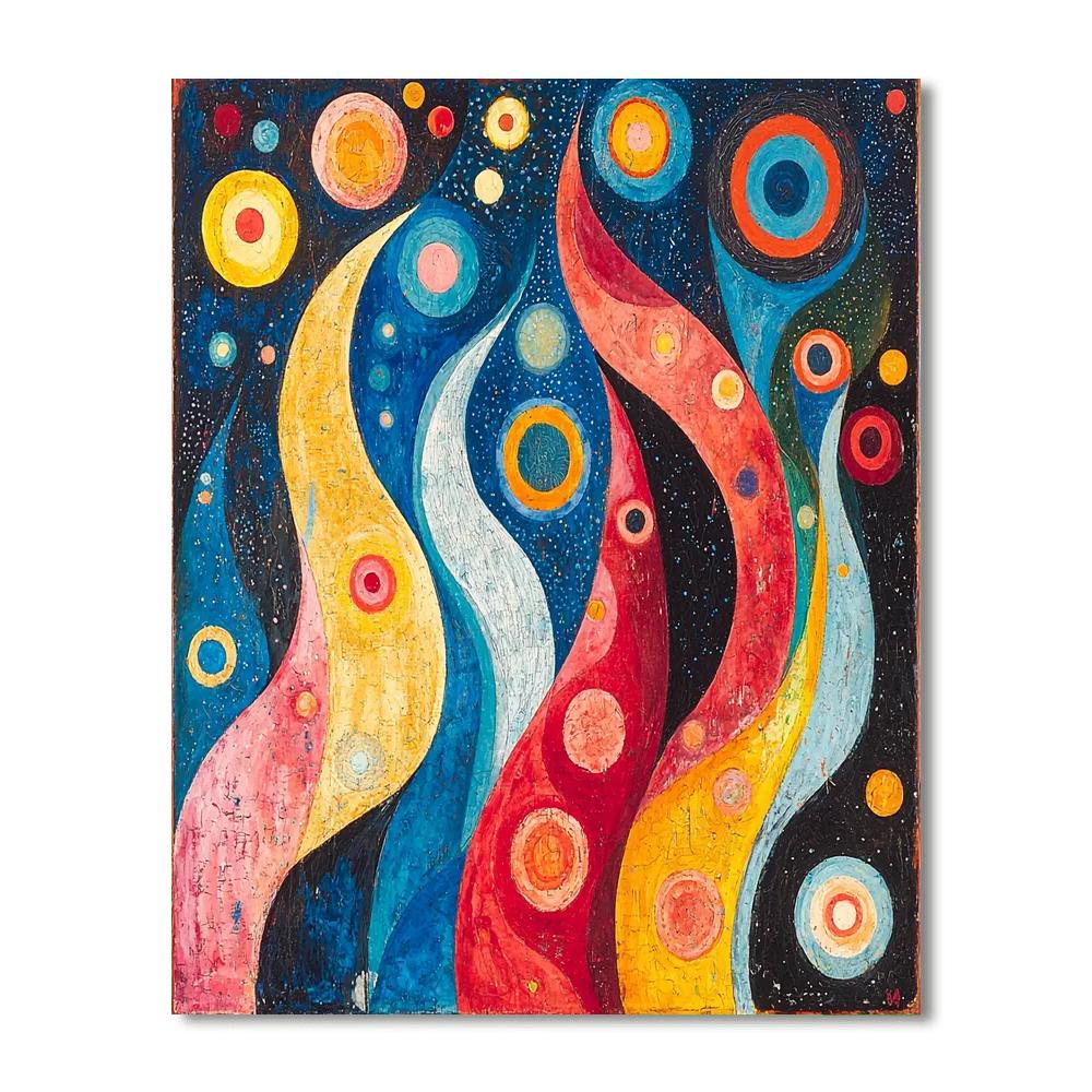 Paul Klee Inspired Whirlwind Of Thoughts  Paint By Number