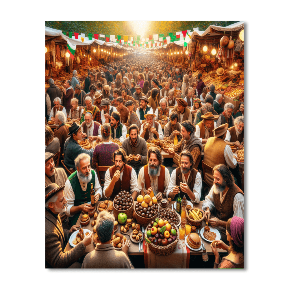 Fiera Di San Martino Painting By Numbers Kit