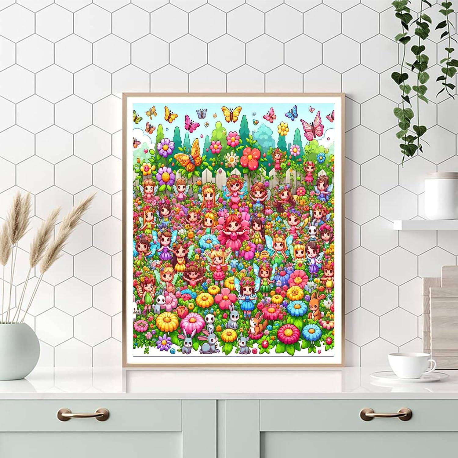 Enchanted Gardens Paint By Number