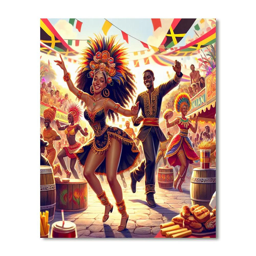 Kingston Maroon Festival Painting Number Kit