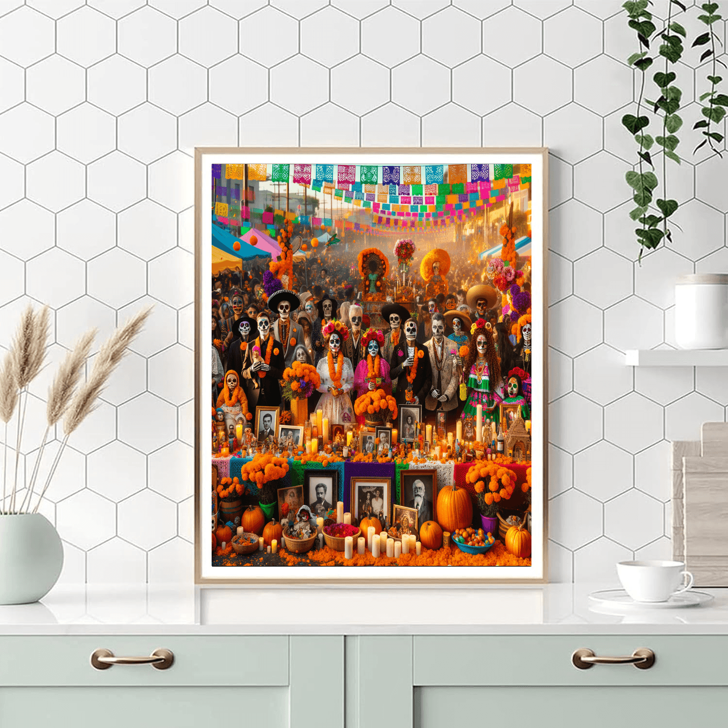 Day Of The Dead Festival - United States Number Painting