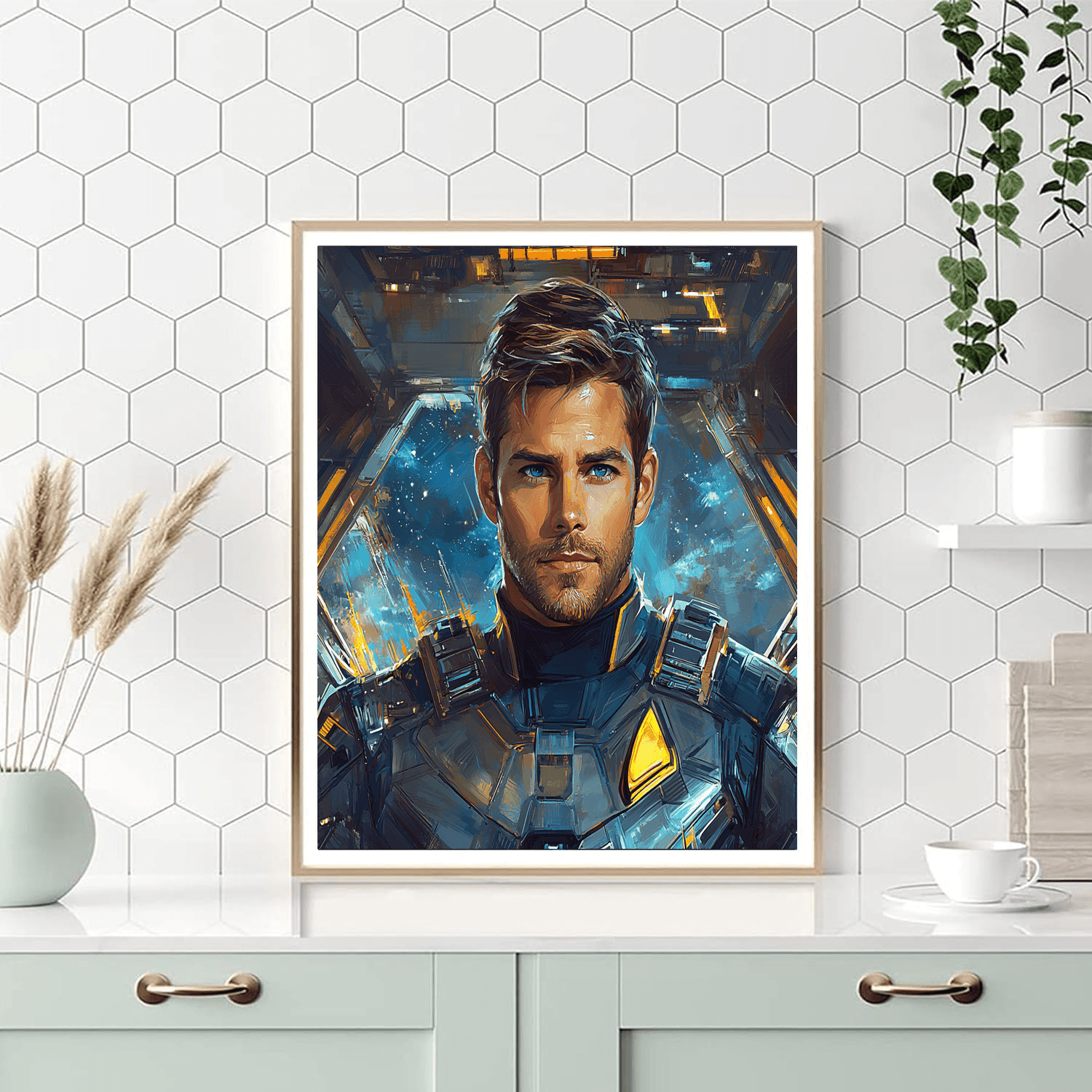 Chris Pine: Journeying Through The Stars And Beyond Paint By Numbers
