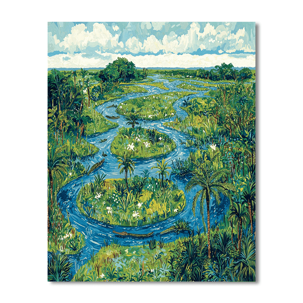 Everglades National Park - Florida Paint By Numbers Kits
