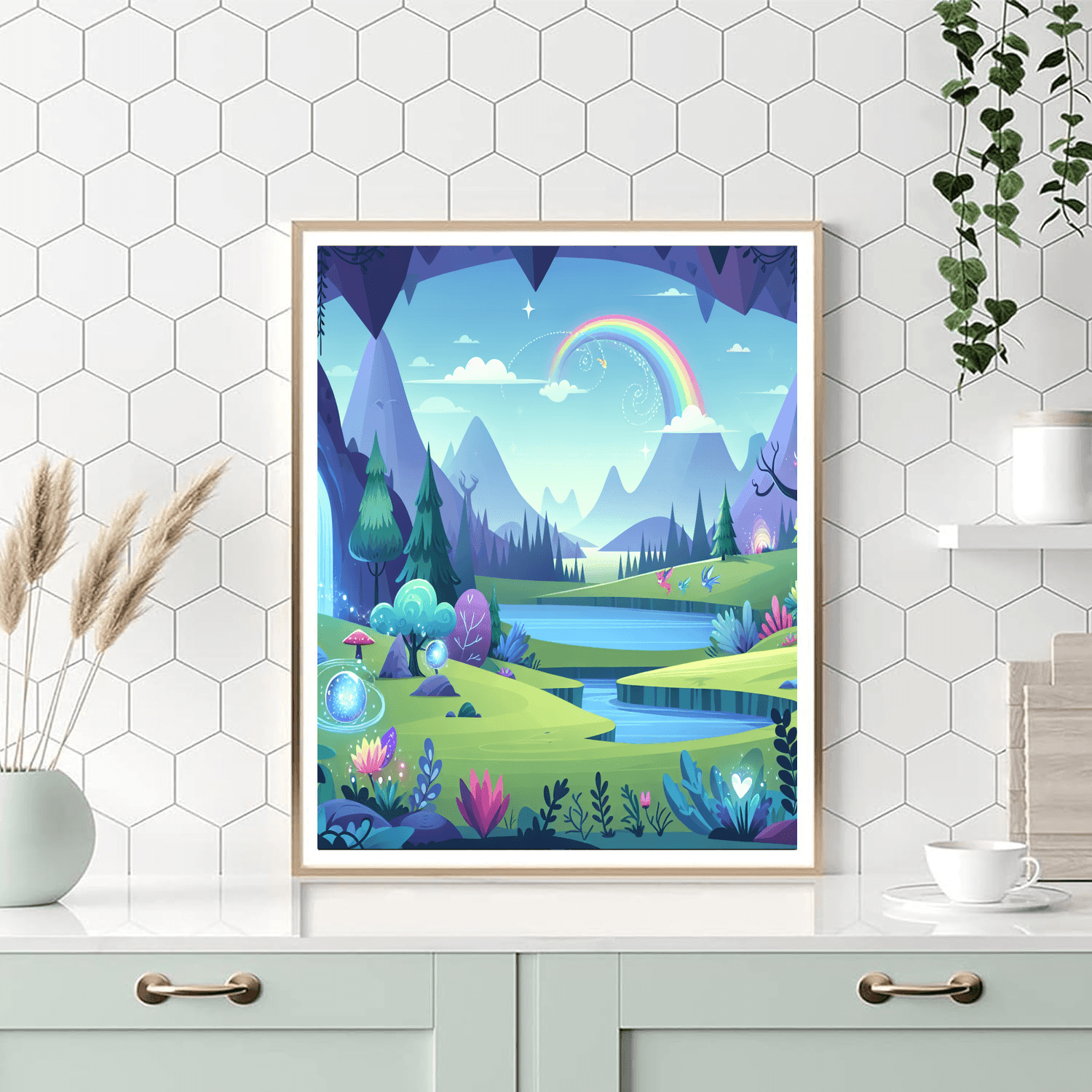 Mystic Valley Adventure Paint By Numbers Art