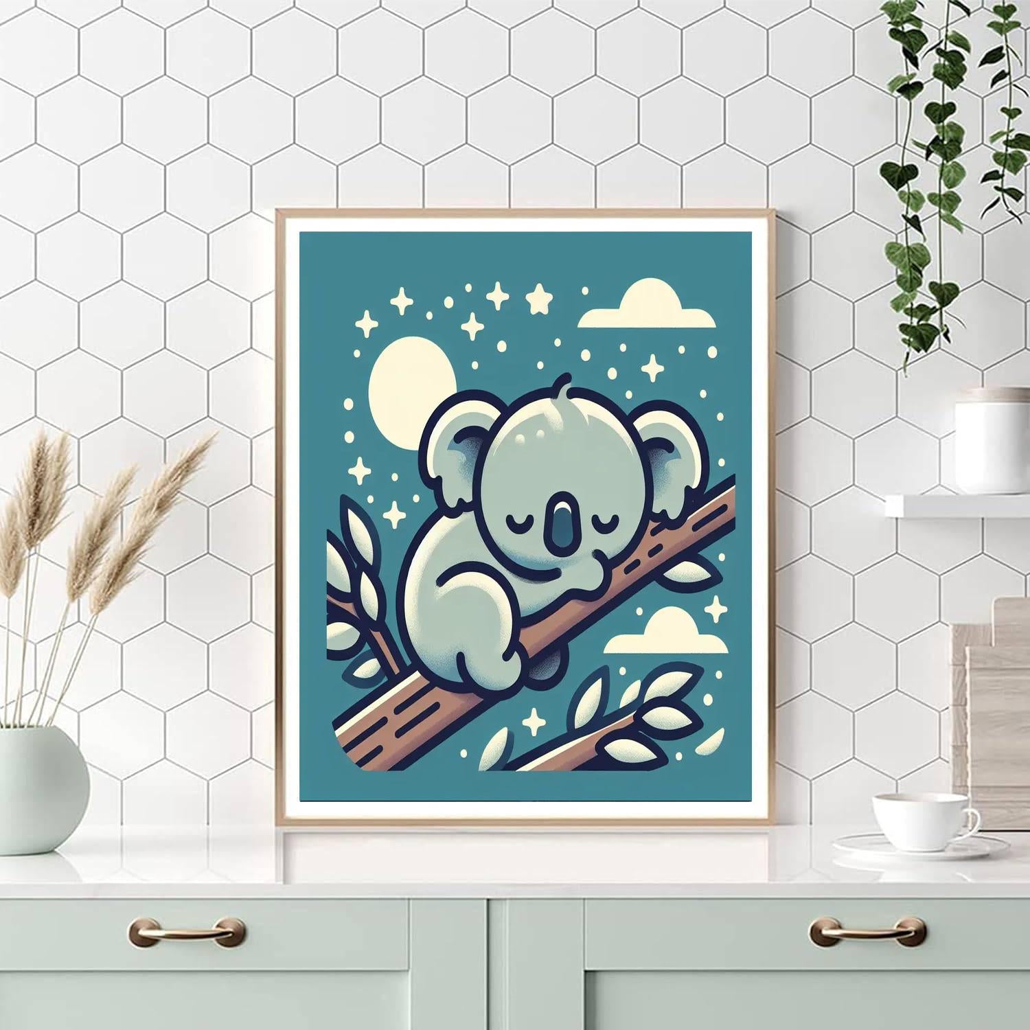 Cuddly Koala Dreamtime Paint By Color