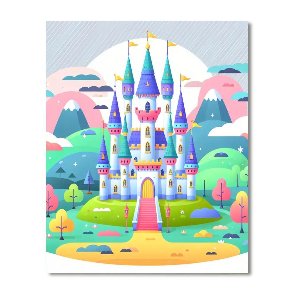 Creative Castles Paint By Numbers Kits