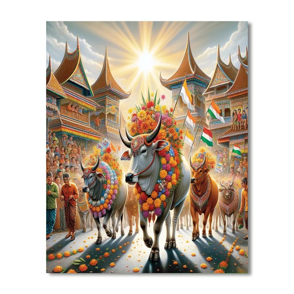 Karnaval Sapi Sonjaya Numbered Painting Kits