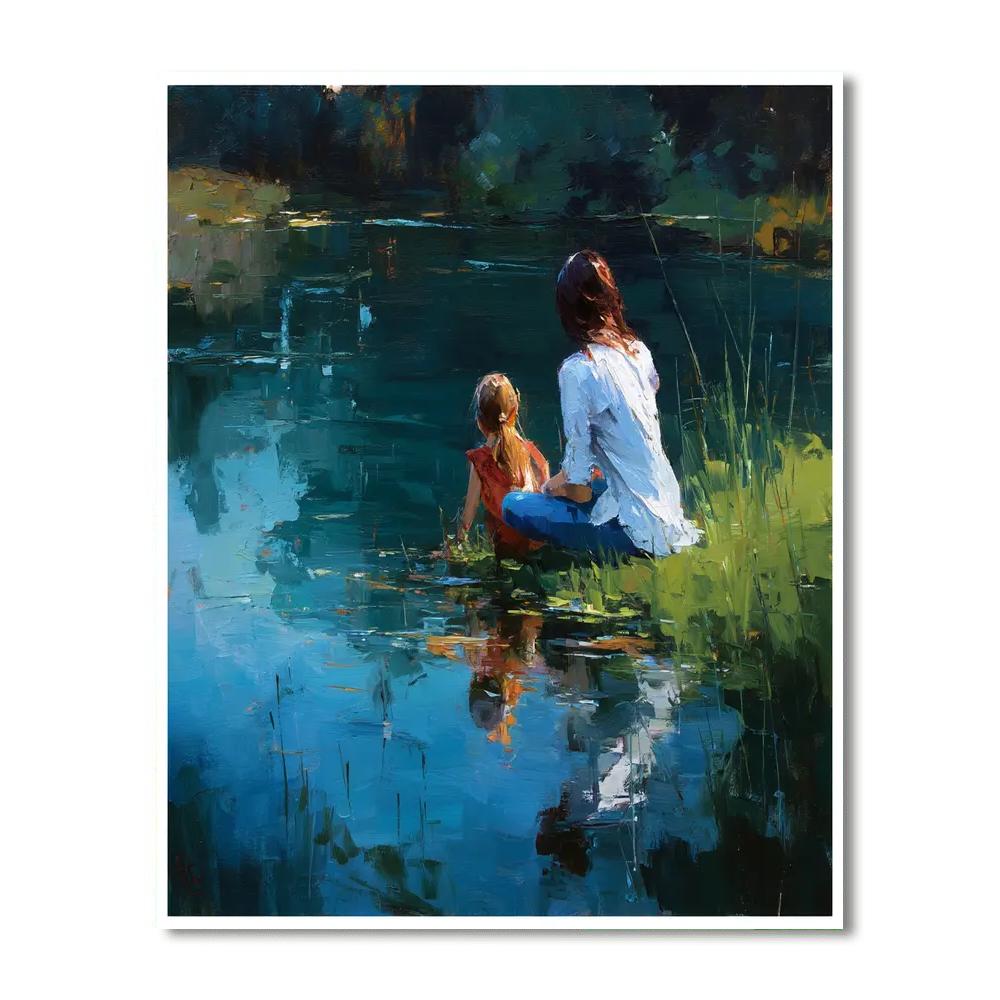 Mother's Reflection Paint By Numbers Kits