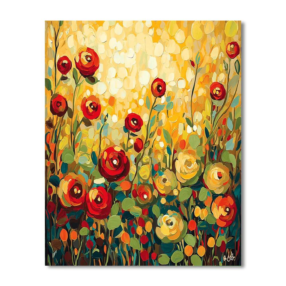 Frida Kahlo Inspired Soul Of The Sunlit Garden  Numbered Painting Kits