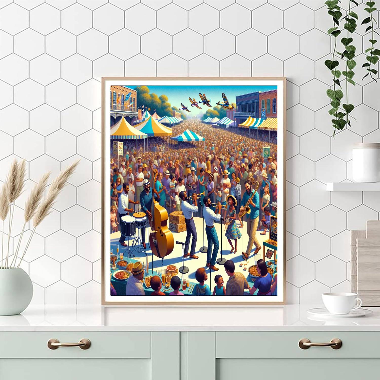 New Orleans Jazz And Heritage Festival - United States Number Painting