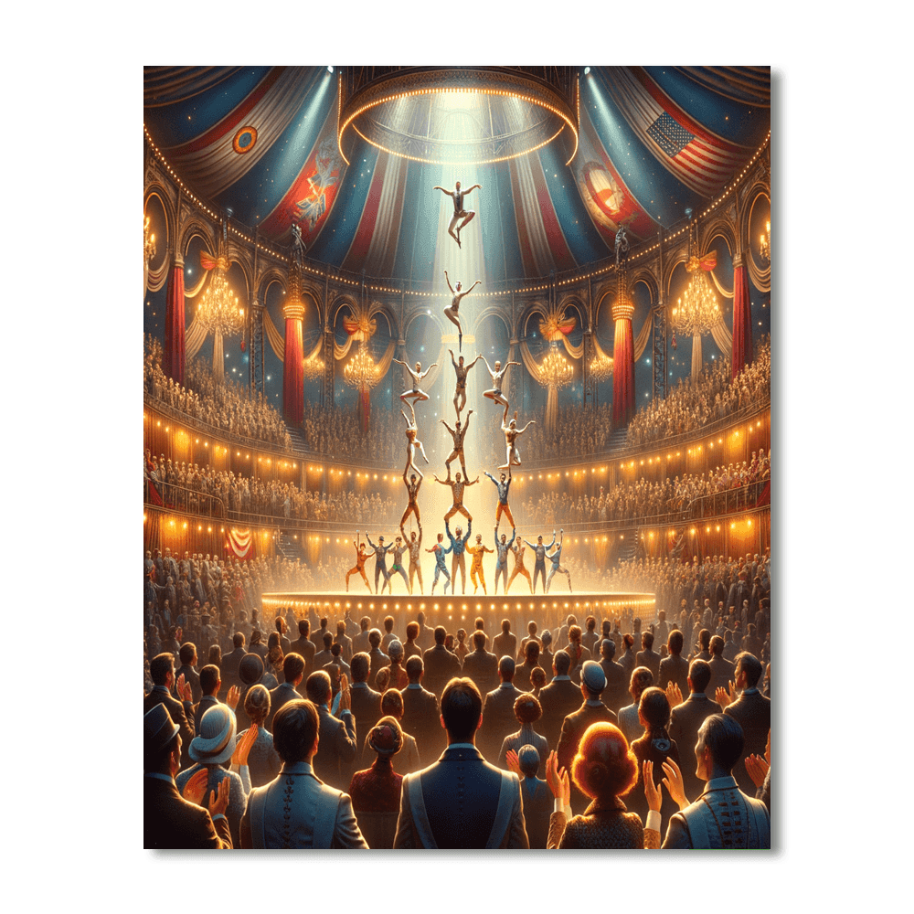 Circus Festival - Monte Carlo Numbered Painting Kits