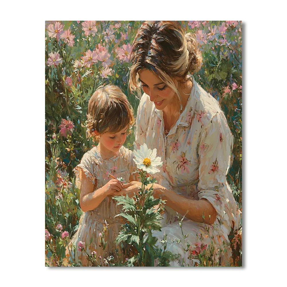 Love's First Bloom Painting Number Kit
