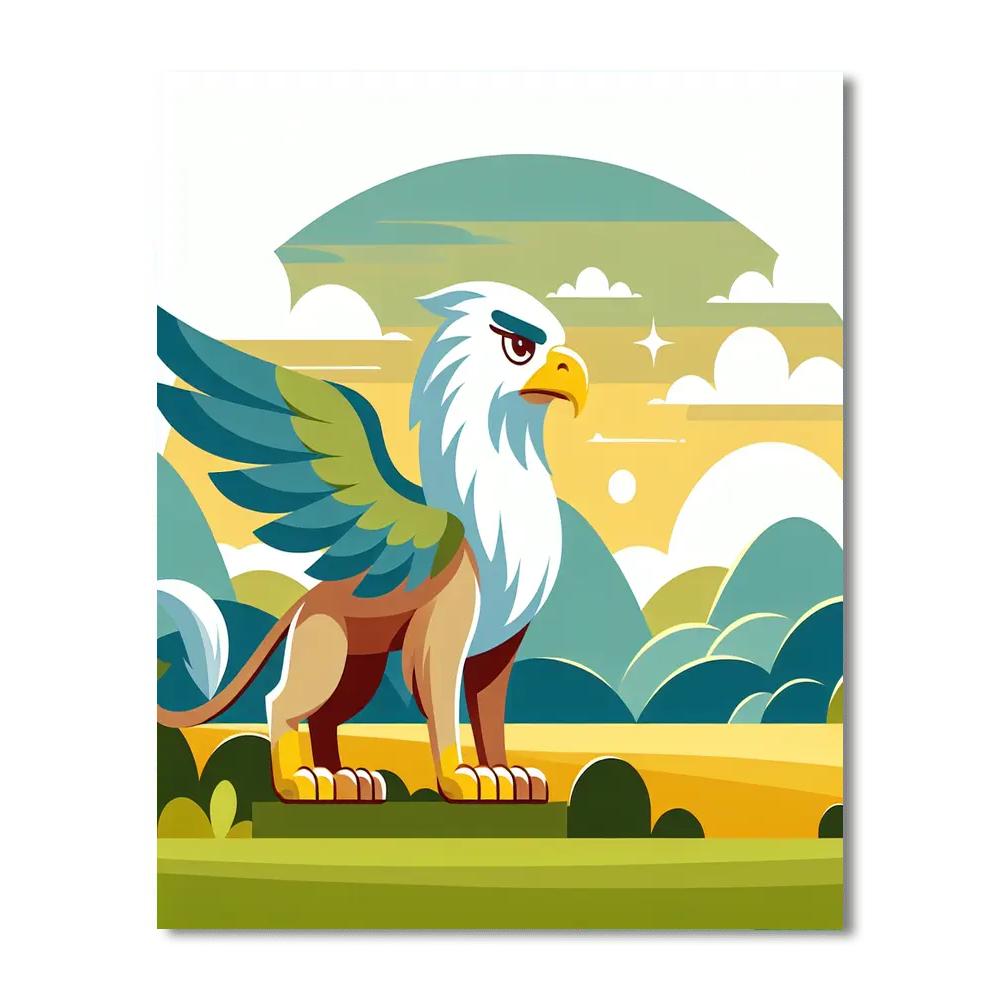 Gallant Griffin Paint By Numbers Art