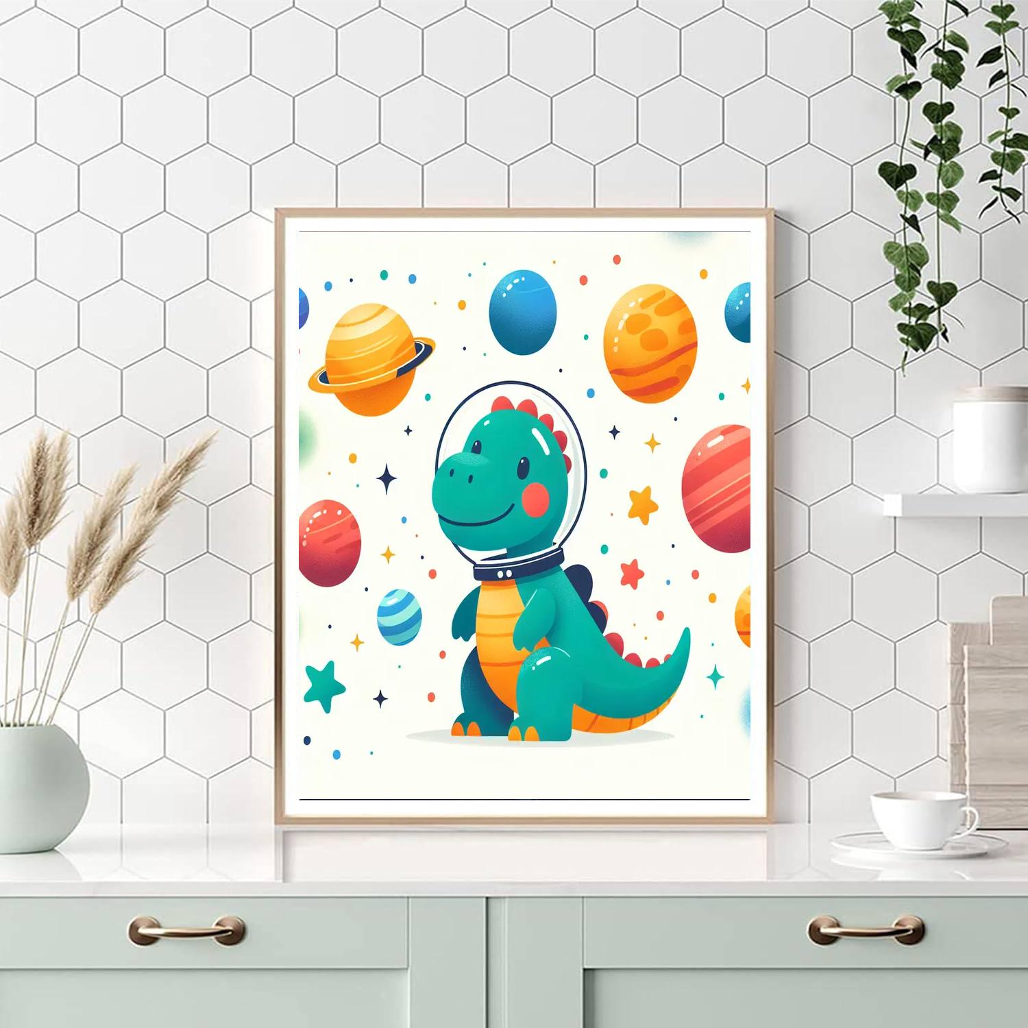 Cosmic Dino Journey Paint By Numbers Kits