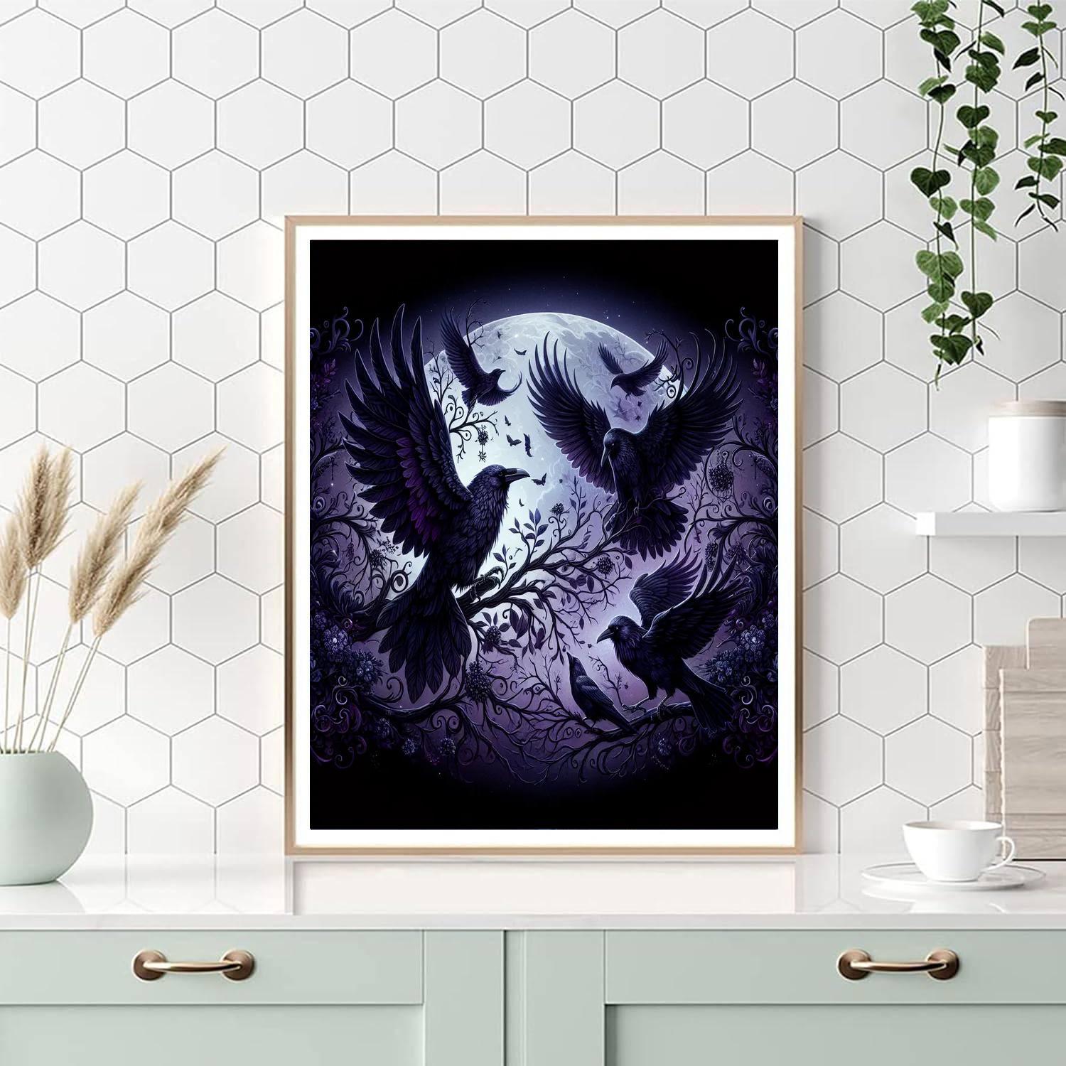 Gothic Raven Night Paint By Color