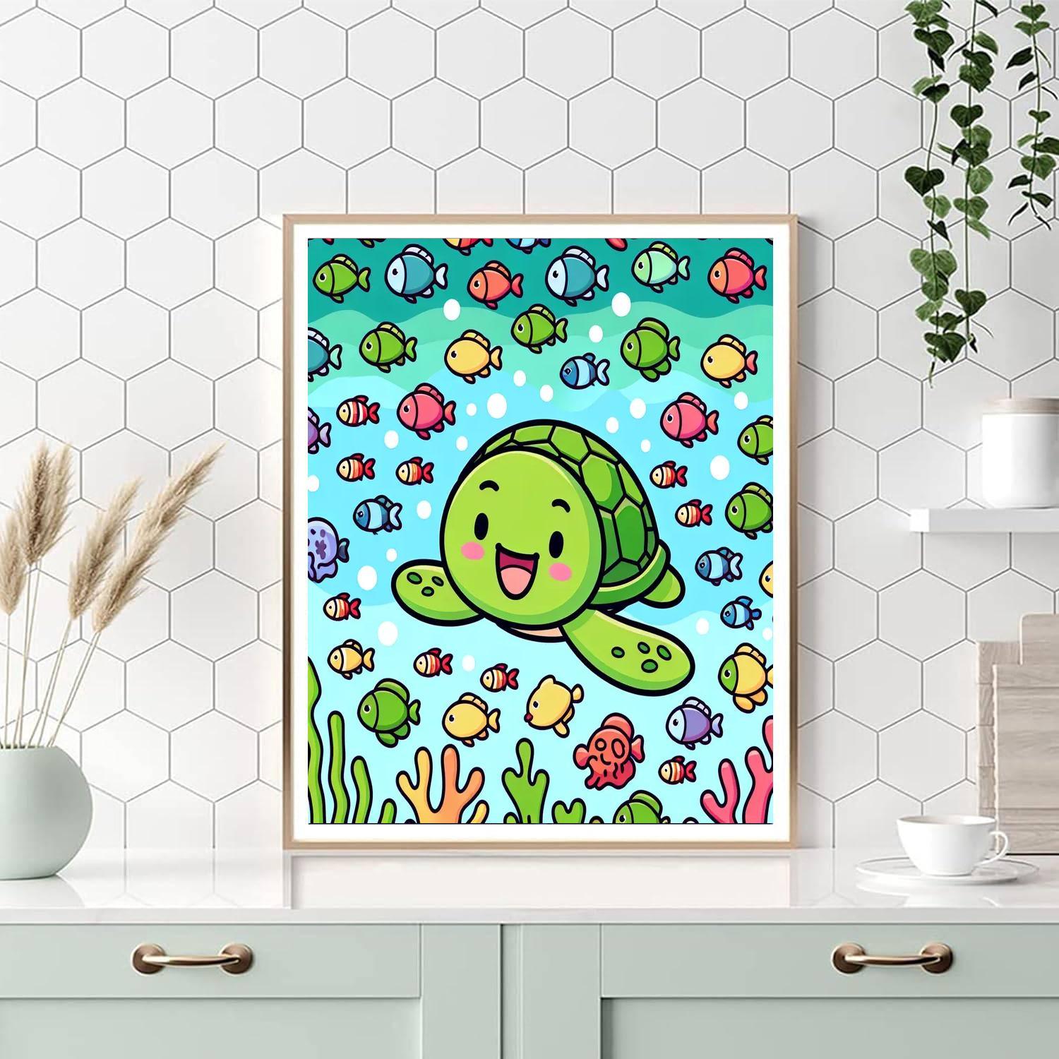 Undersea Creature Kingdom Paint By Numbers Kits