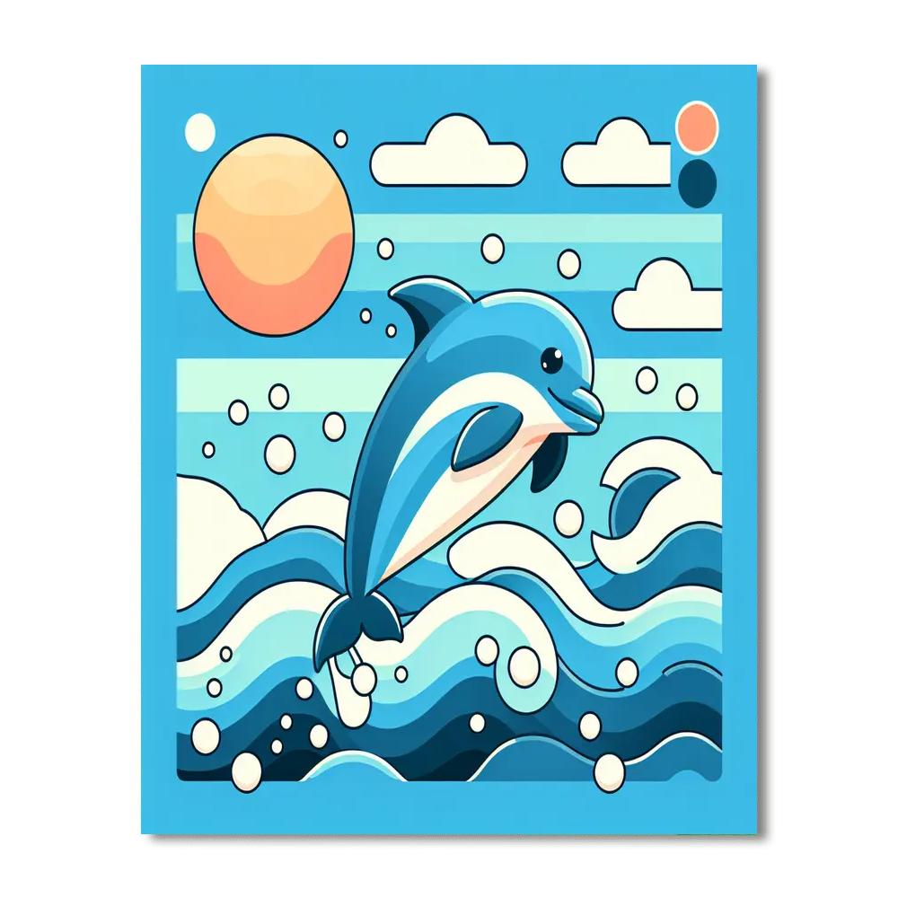 Marine Life Adventure Painting Number Kit