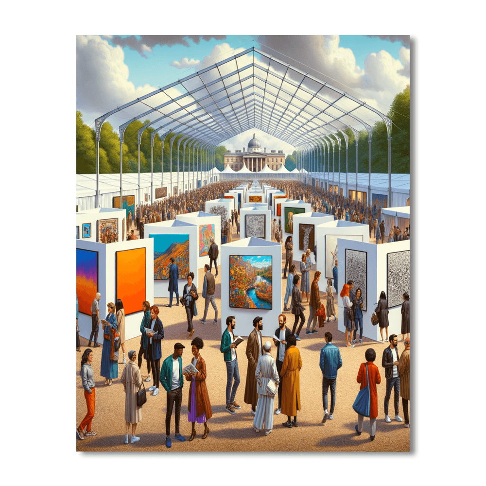 Frieze Art Fair - London, Uk Paint By Number