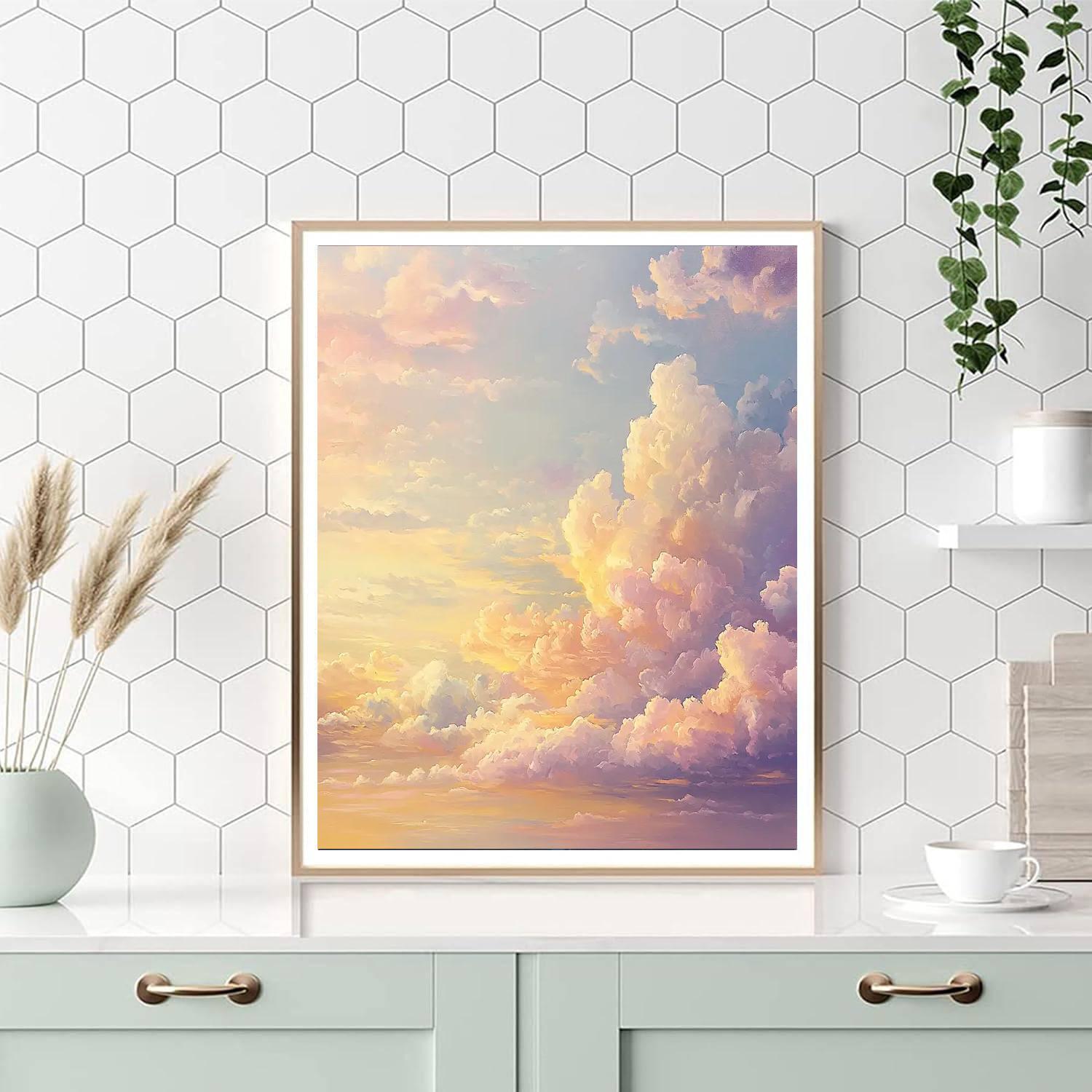 Edgar Degas Inspired Melody Of Clouds  Paint By Numbers