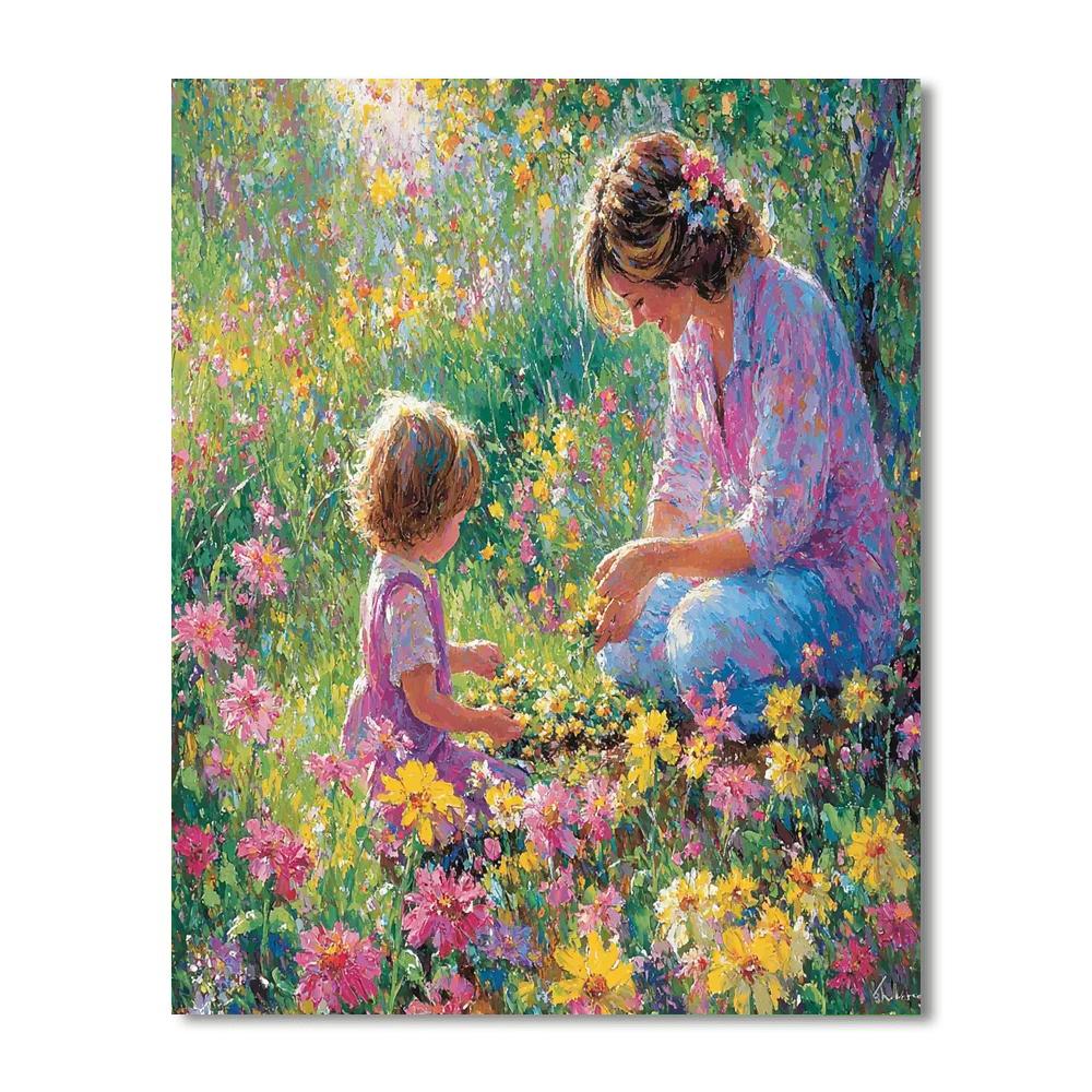 Mommy’s Garden Of Love Paint By Number
