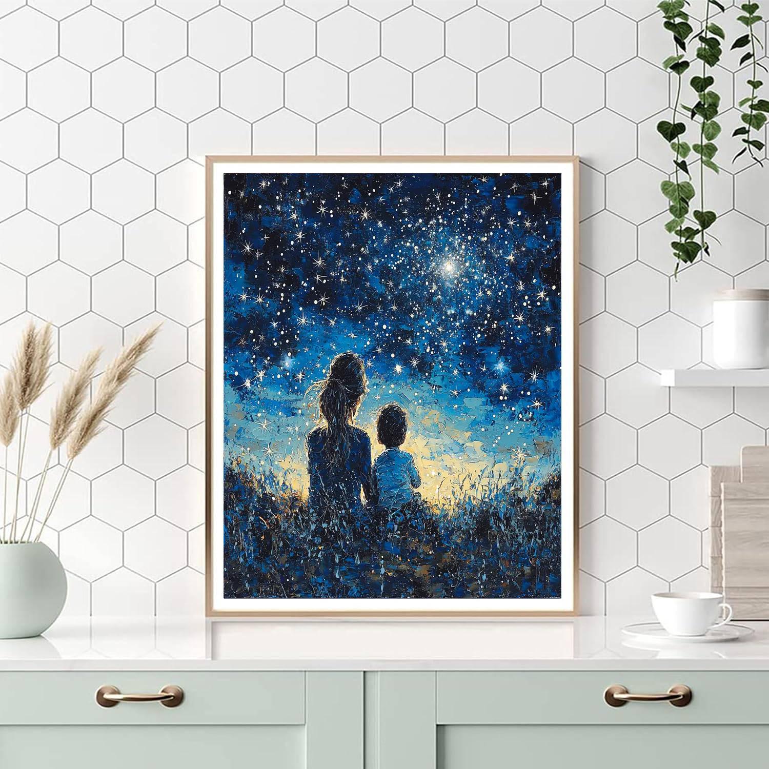 Guiding Stars Dreamscape Number Painting