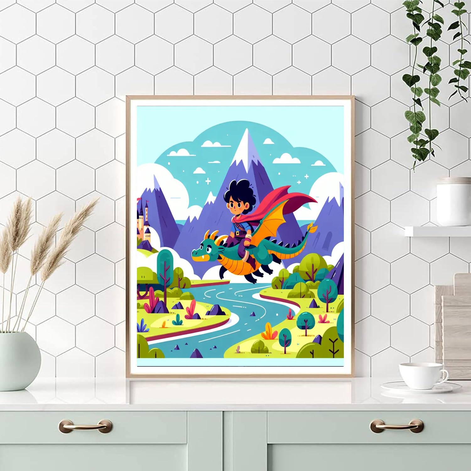 Fantasy Adventure Journey Paint By Numbers Art