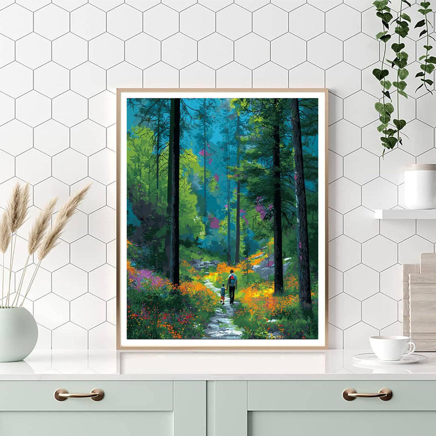 Embracing Nature Number Painting