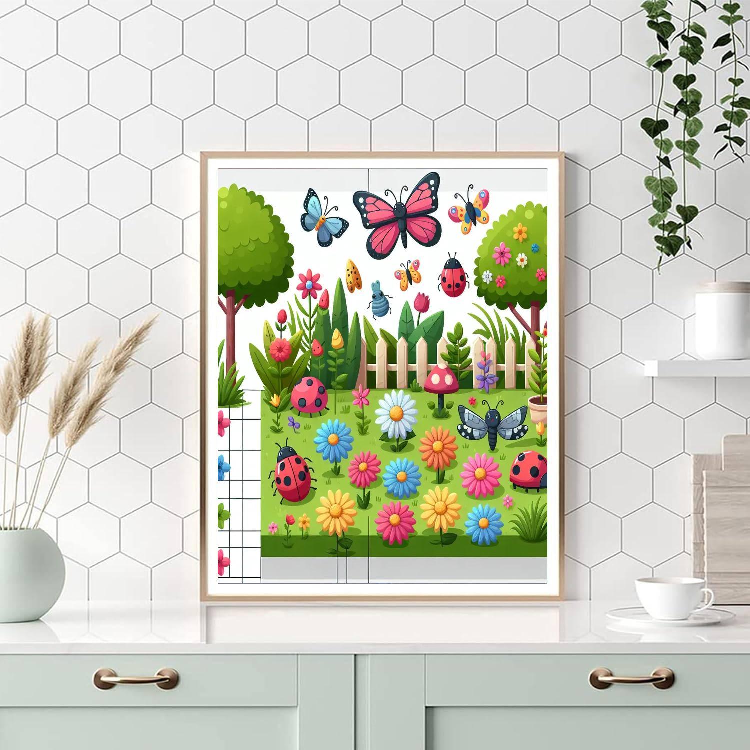 Garden Critters Playground Painting By Numbers Kit