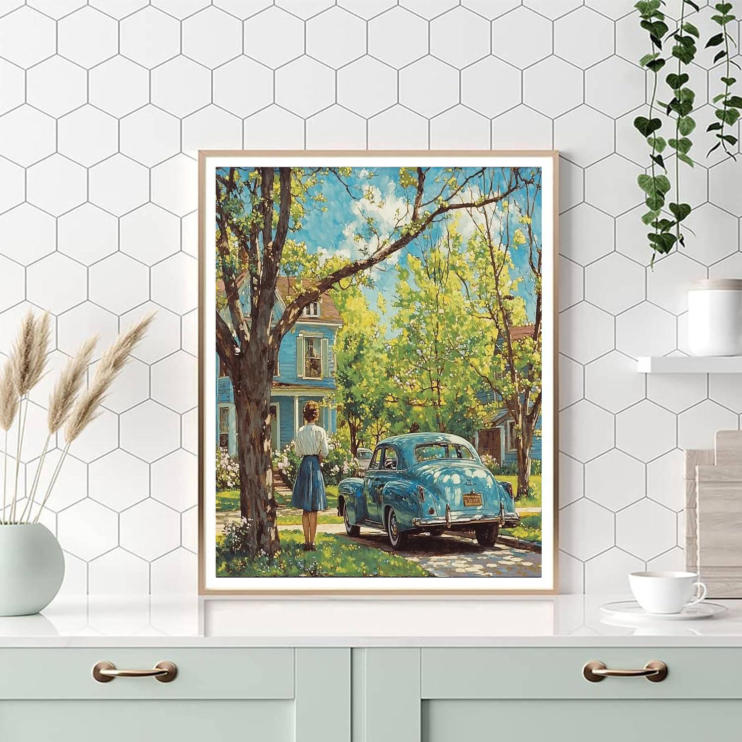 Norman Rockwell Inspired Nostalgic Americana  Paint By Numbers