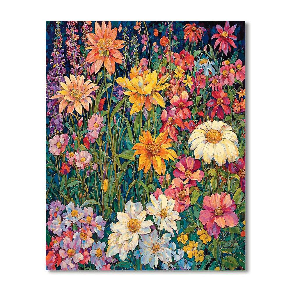 Alphonse Mucha Inspired Enchanted Symphony  Painting Number Kit