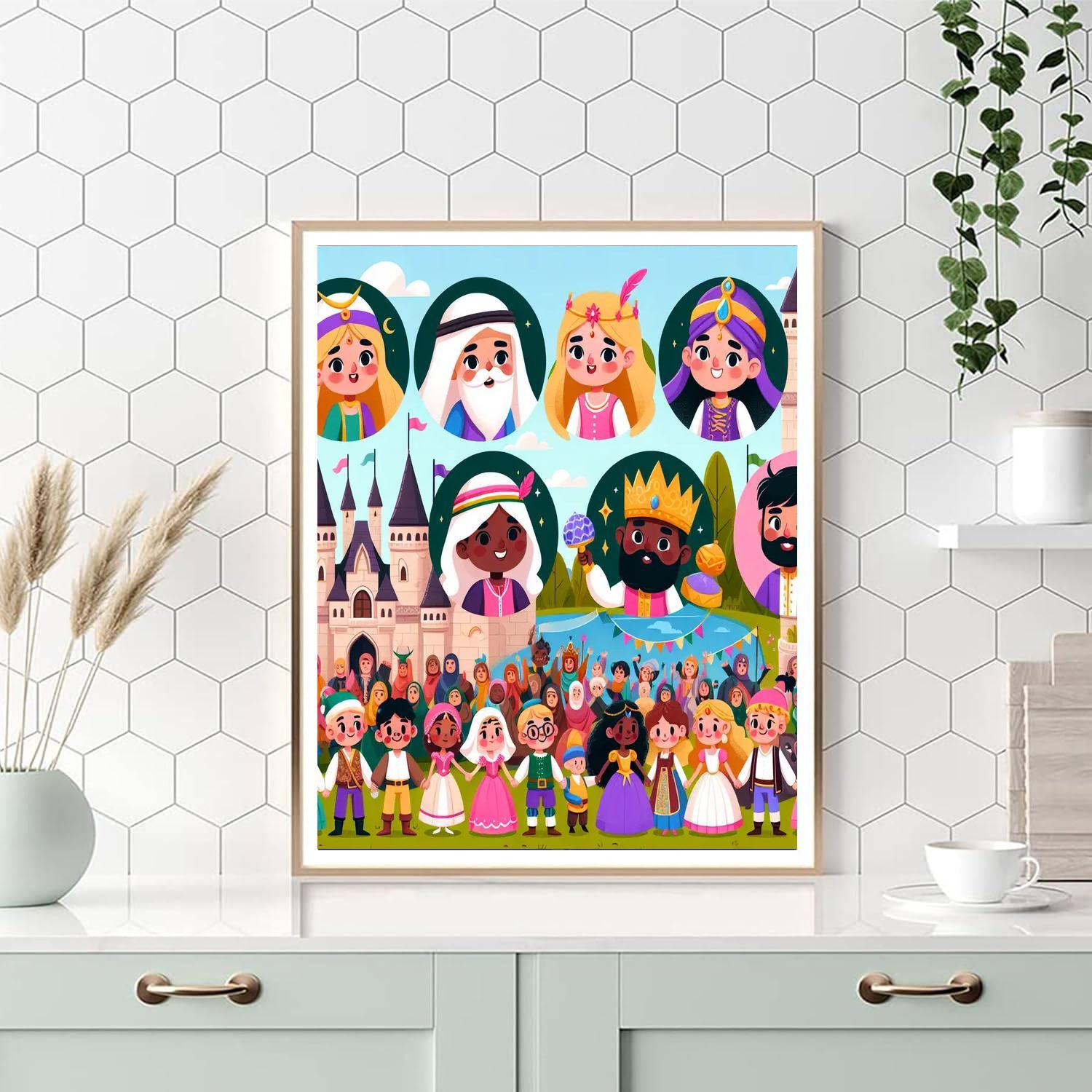 Magic Kingdom Festival Paint By Numbers Kits