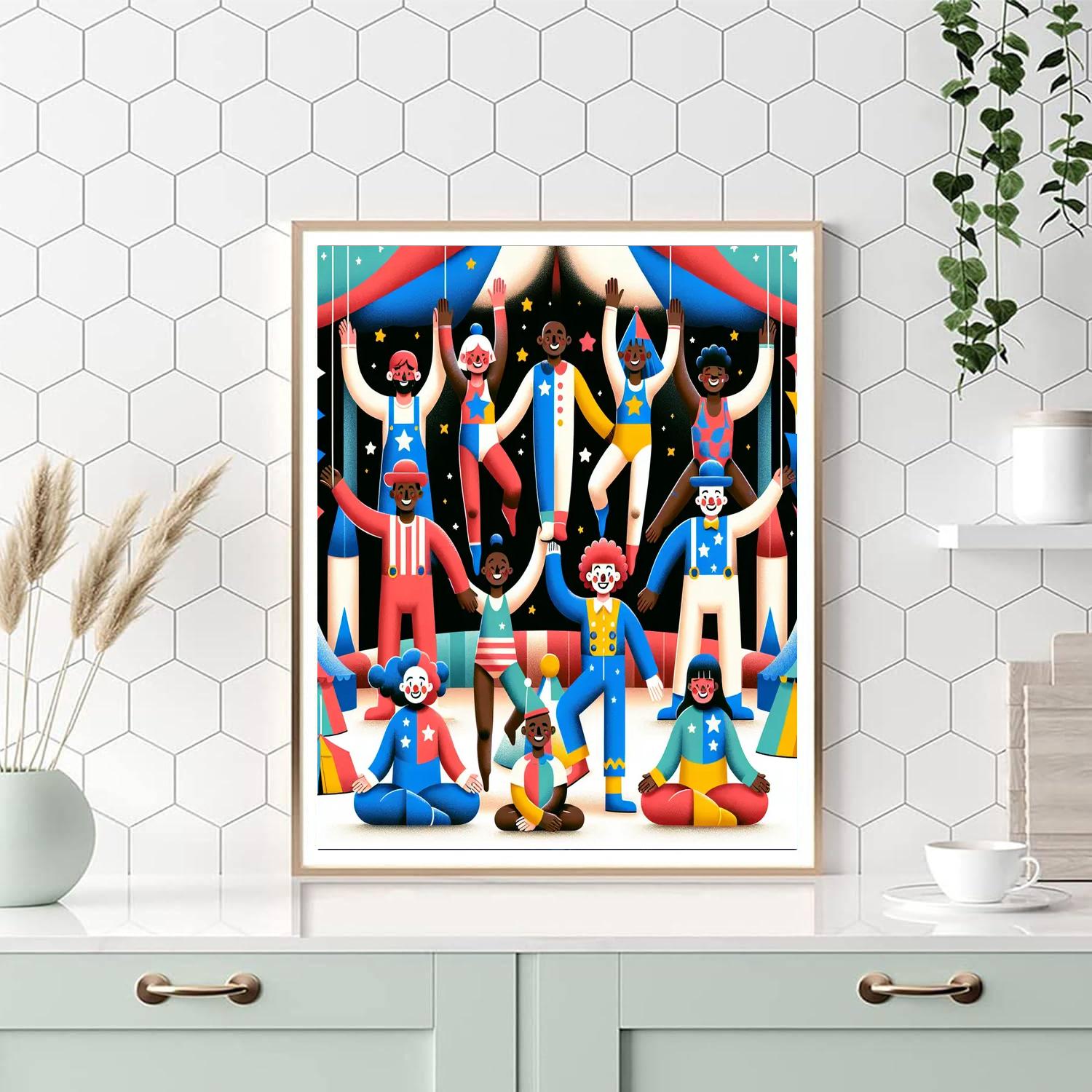 Circus Of Stars Numbered Painting Kits