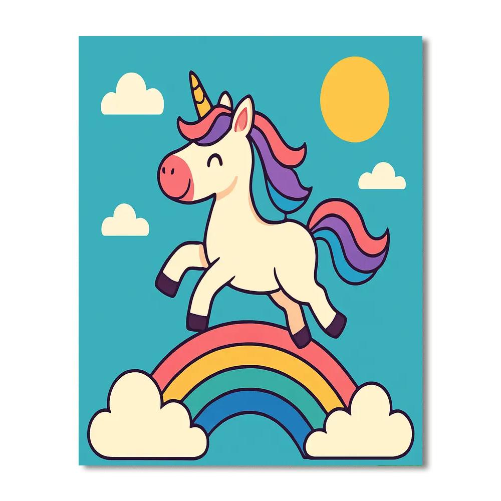 Rainbow Dreams Quest Numbered Painting Kits