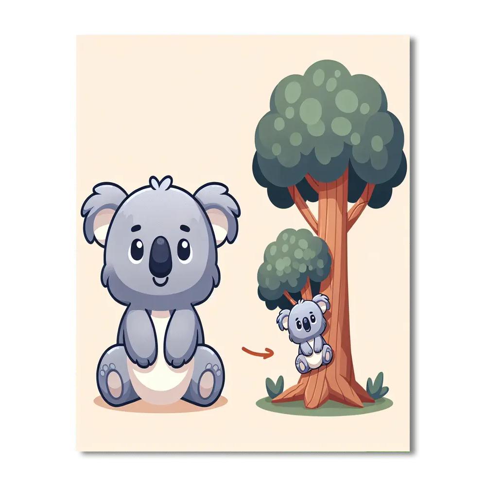 Crafty Koala Paint By Numbers Art
