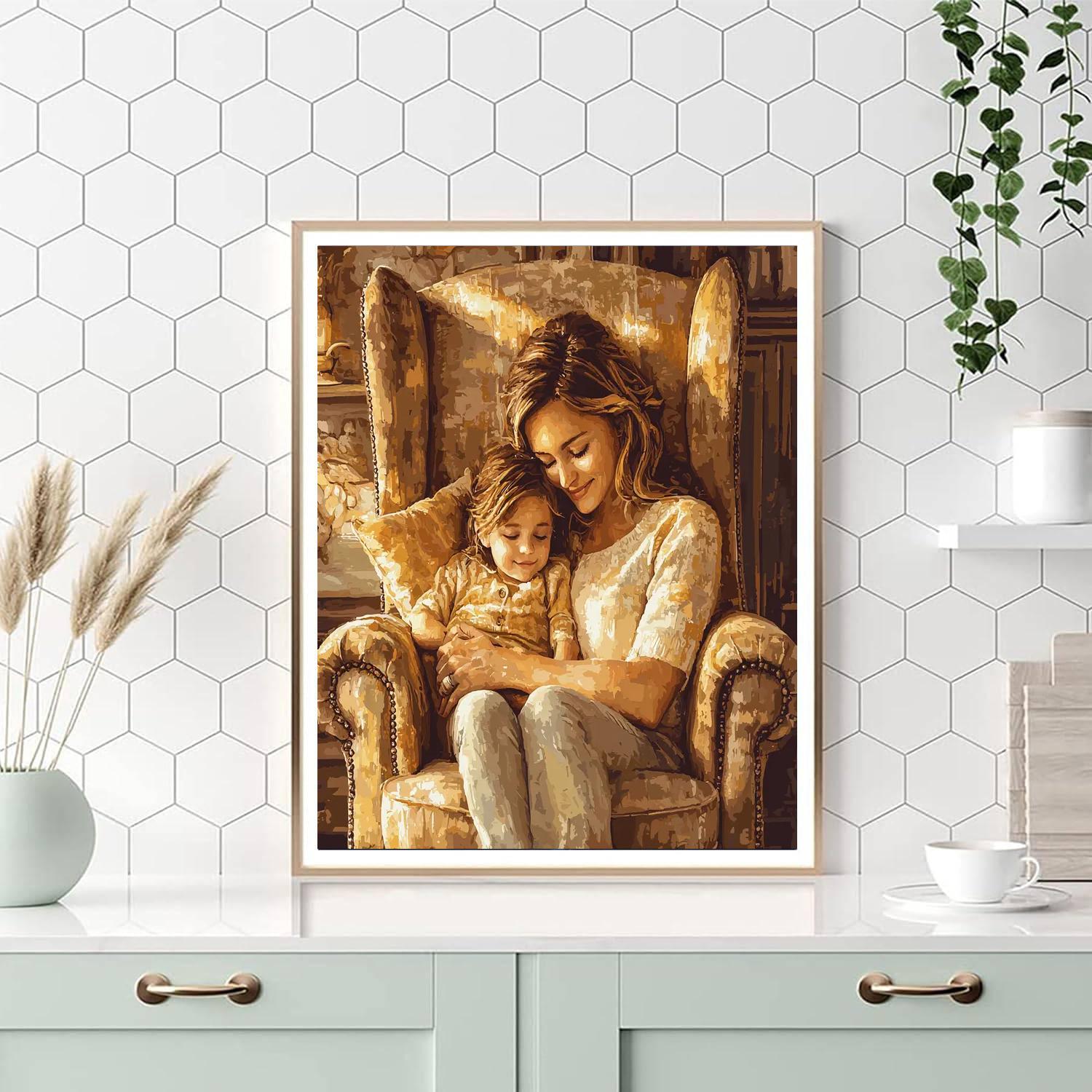 Memories Of Mother's Lap Painting Number Kit
