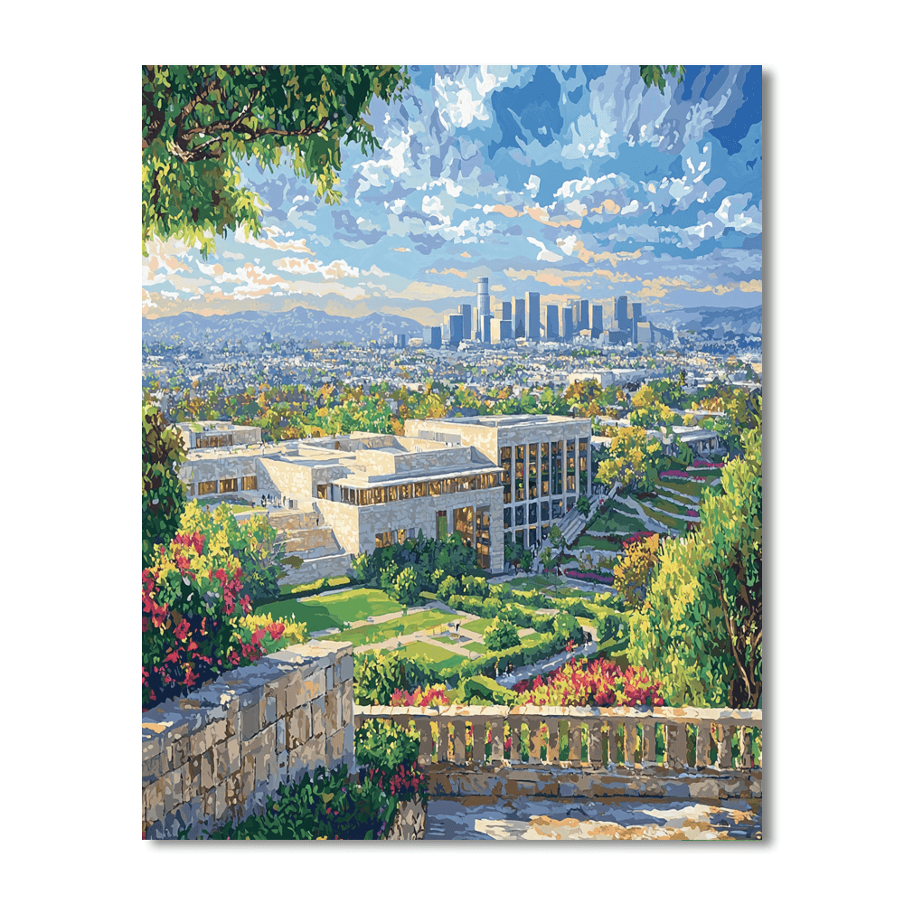 The Getty Center Number Painting