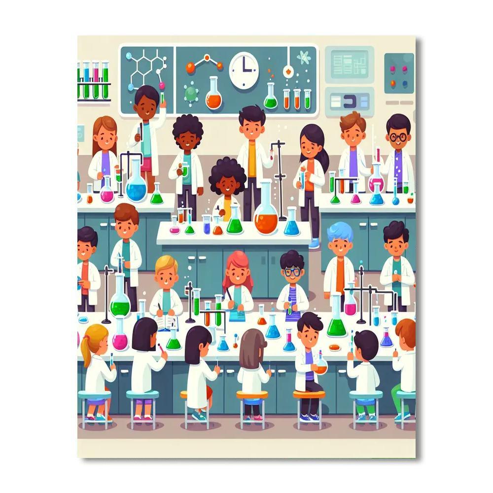 Science Lab Adventure Paint By Numbers Kits