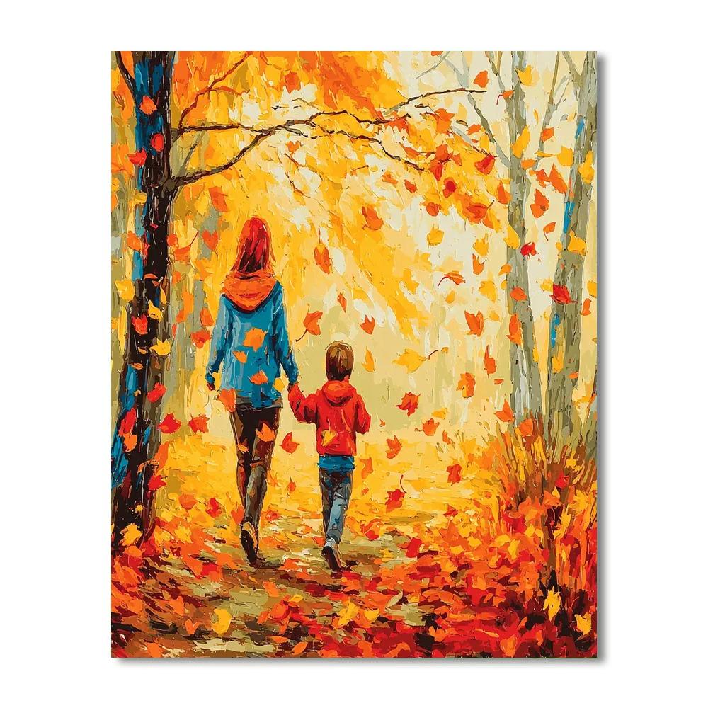 Embrace Of The Seasons Number Painting