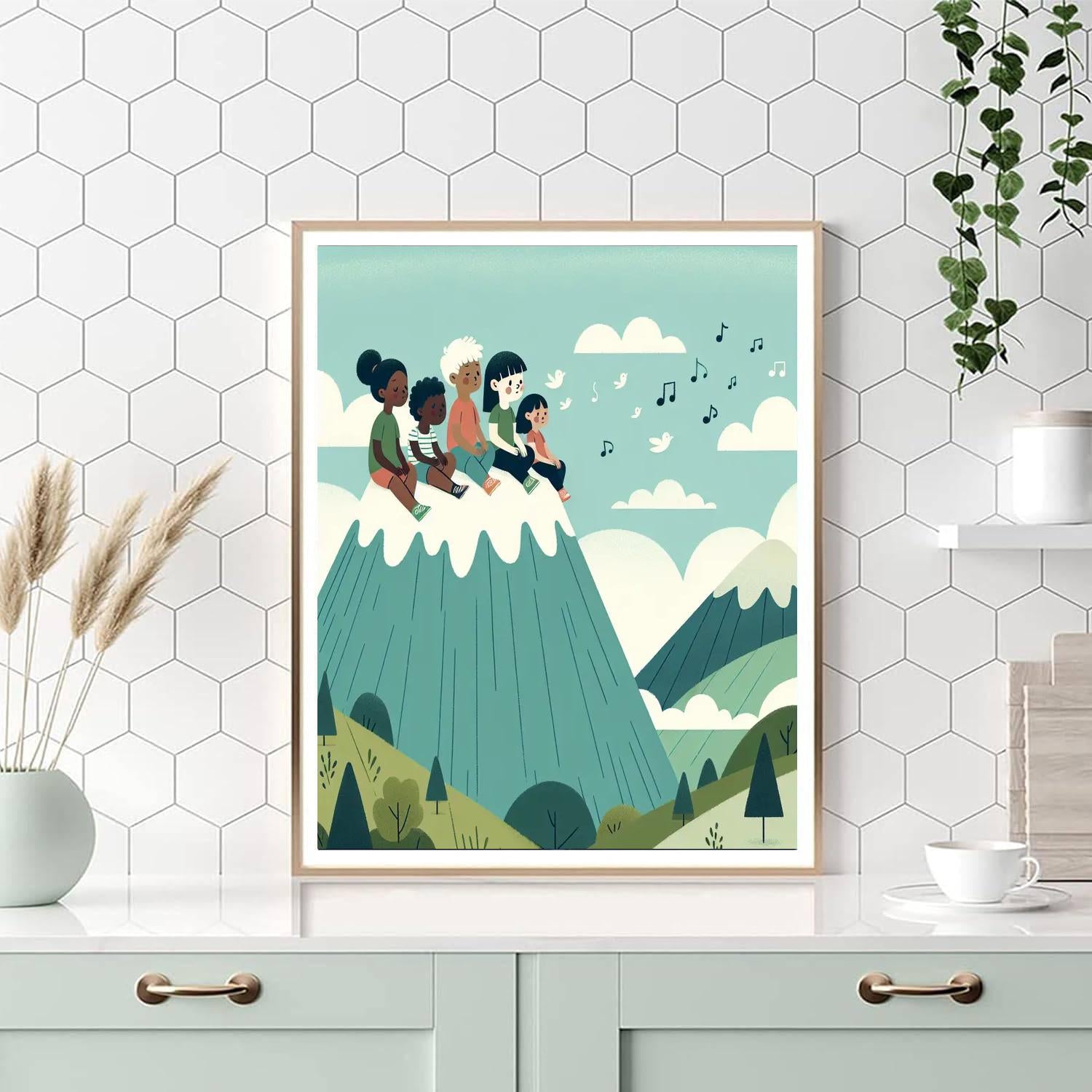 Mountain Melody Retreat Numbered Painting Kits