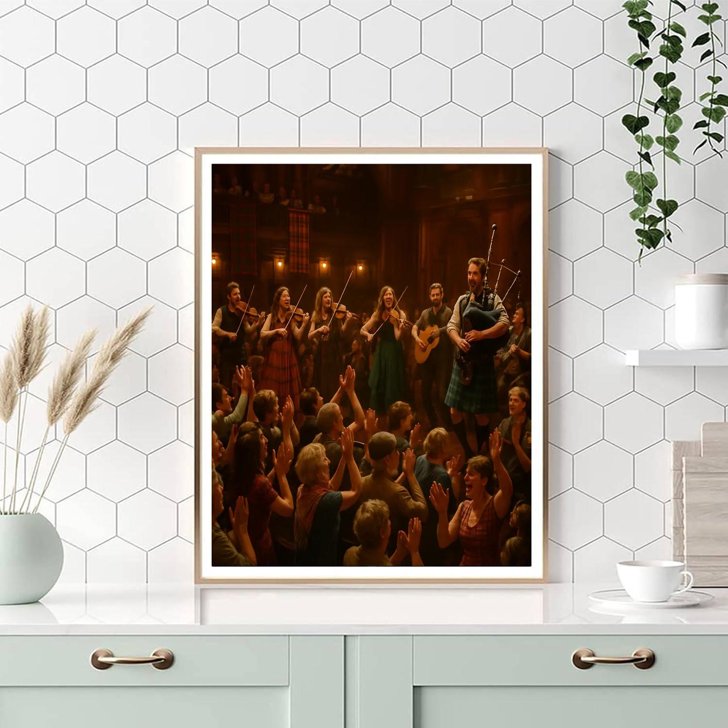 Celtic Connections - United Kingdom Number Painting