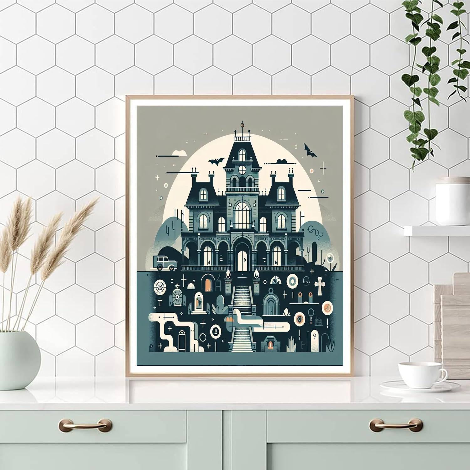 Mystery Mansion Adventure Numbered Painting Kits