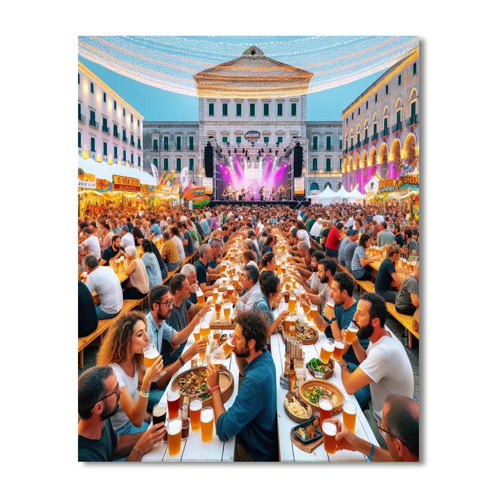 Cagliari Beer Festival Paint By Numbers Kits