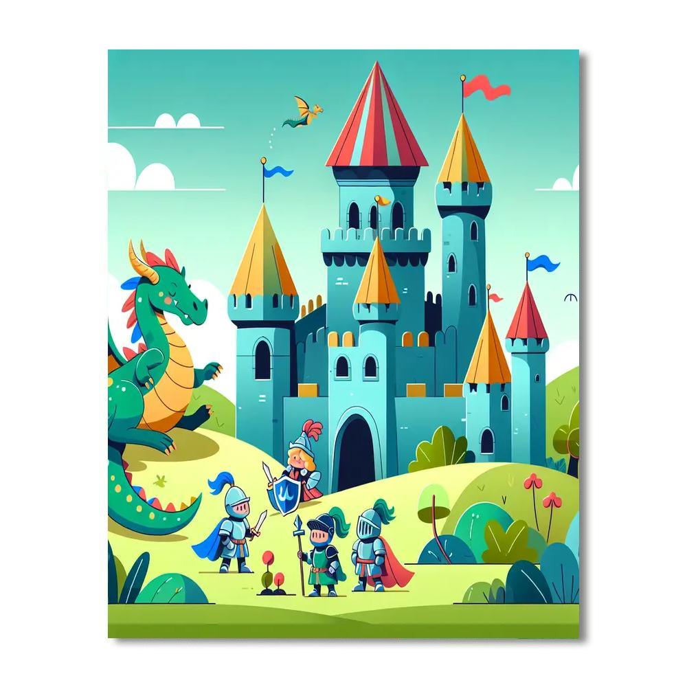 Mystic Castle Realm Paint By Color