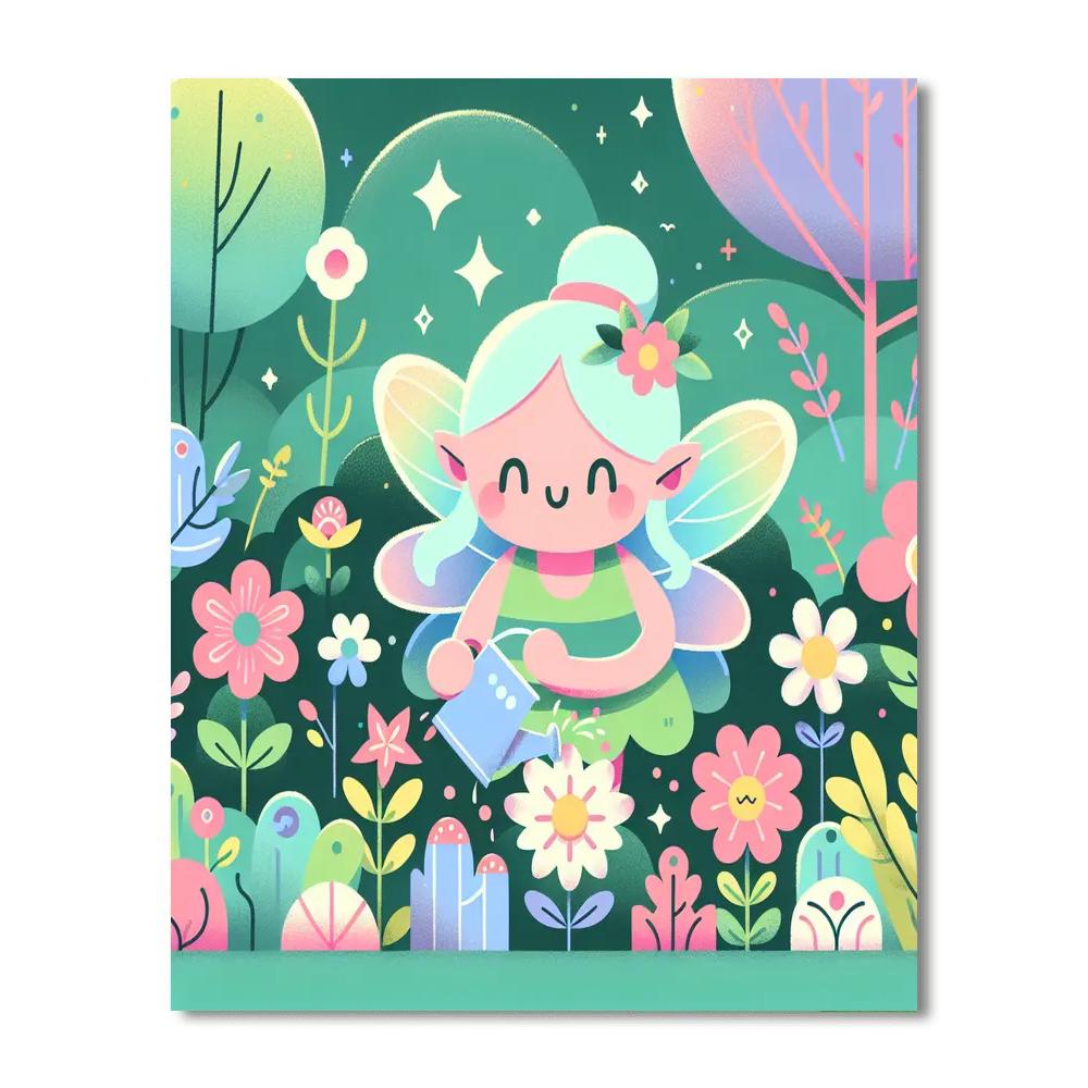 Mystical Garden Journey Painting Number Kit