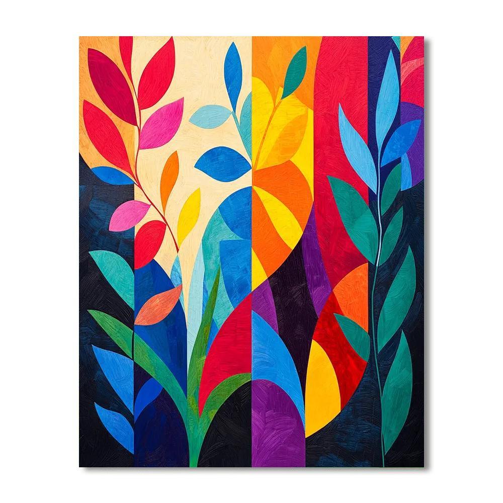 Henri Matisse Inspired Mosaic Of Life  DIY Paint By Numbers