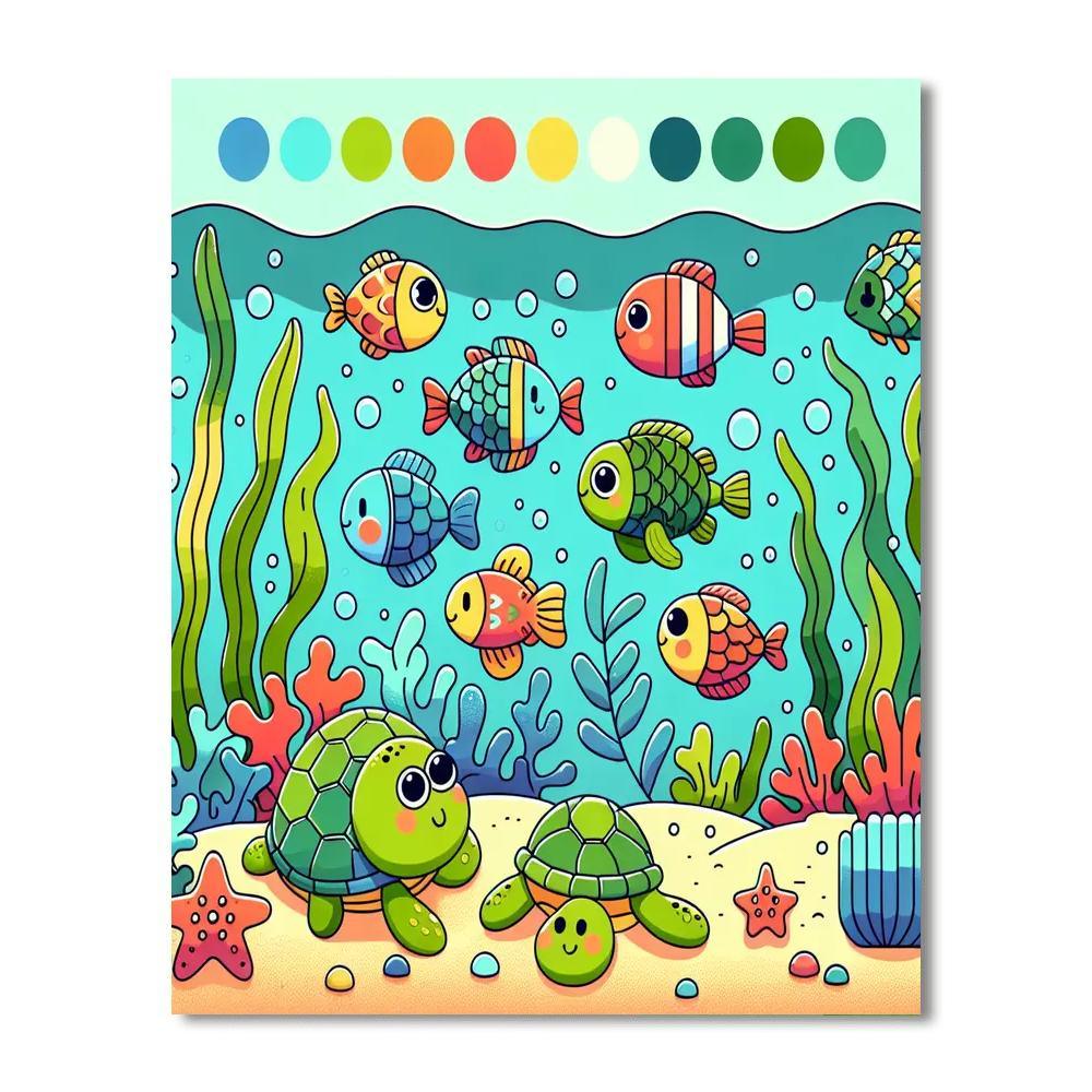 Ocean Quest Paint By Numbers Kits