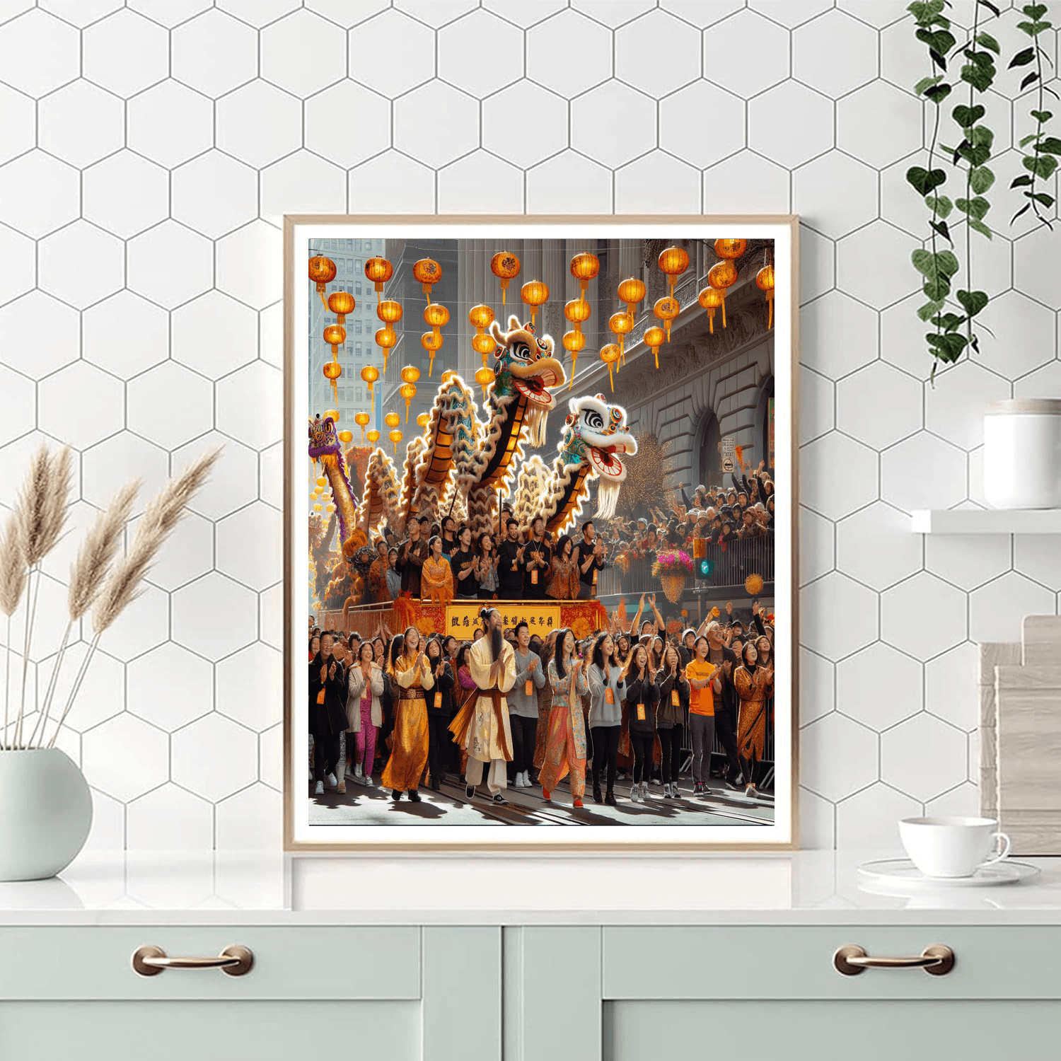 Lunar New Year Parade - San Francisco Paint By Color