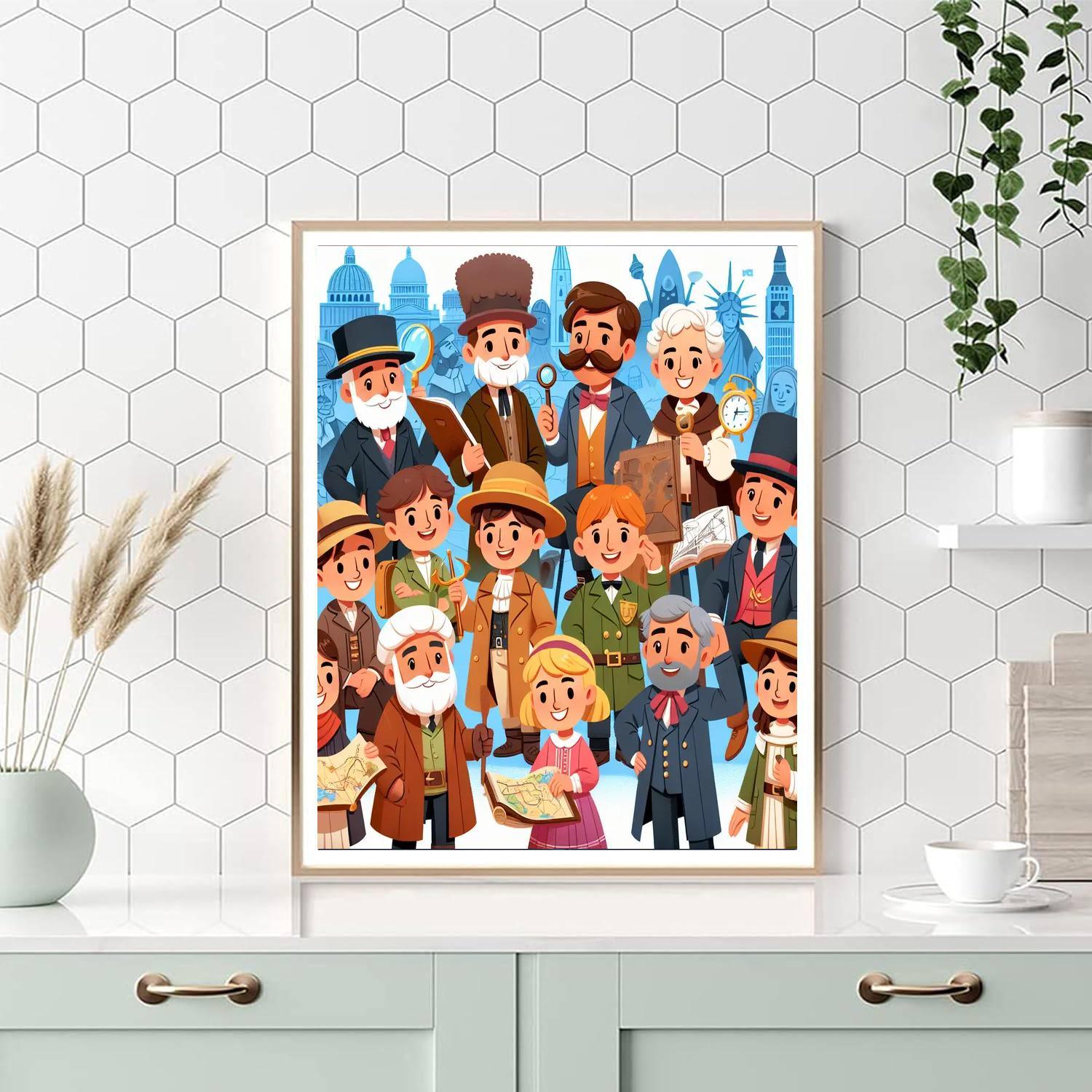 Adventure With Historical Heroes Paint By Numbers