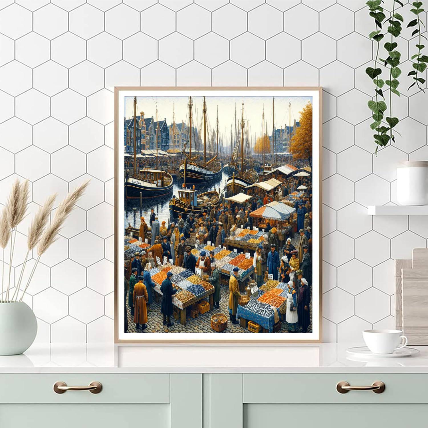 Helsinki Baltic Herring Fair - Finland Paint By Numbers Art